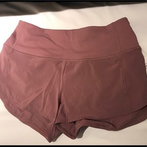 Lululemon Speed up shorts hi-rise size 6
